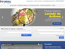 Tablet Screenshot of informacolombia.com